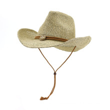 UNIQ Fashion Straw Western Cowboy Top Hat Outdoor Beach Hat Accessories